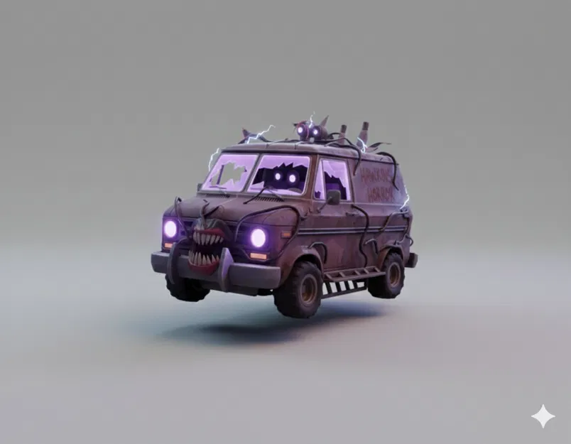 Hawkins horror pizza derby Van - Image 3