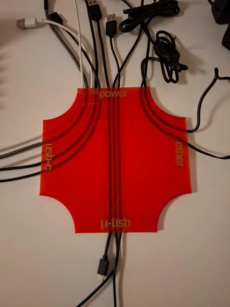 Bộ sắp xếp cáp cho trạm sạc (cable organiser for charging stations) - Image 1