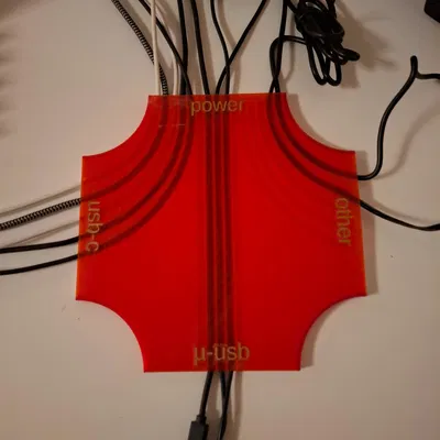 Bộ sắp xếp cáp cho trạm sạc (cable organiser for charging stations)