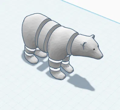 Gấu Bắc Cực Khớp Nối (Articulated Polar Bear) - Image 1
