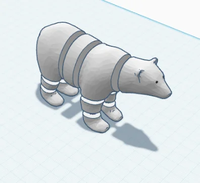 Gấu Bắc Cực Khớp Nối (Articulated Polar Bear) 1