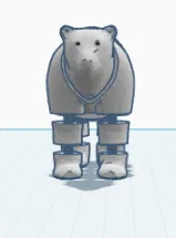 Gấu Bắc Cực Khớp Nối (Articulated Polar Bear) - Image 2