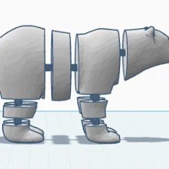 Gấu Bắc Cực Khớp Nối (Articulated Polar Bear)