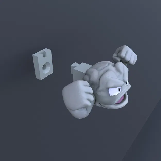 074 Geodude Towel Hook Pokemon - Móc treo khăn Geodude - Image 2