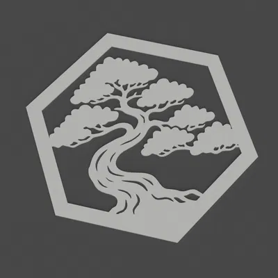 Tranh treo tường Bonsai (Bonsai Wall Art)