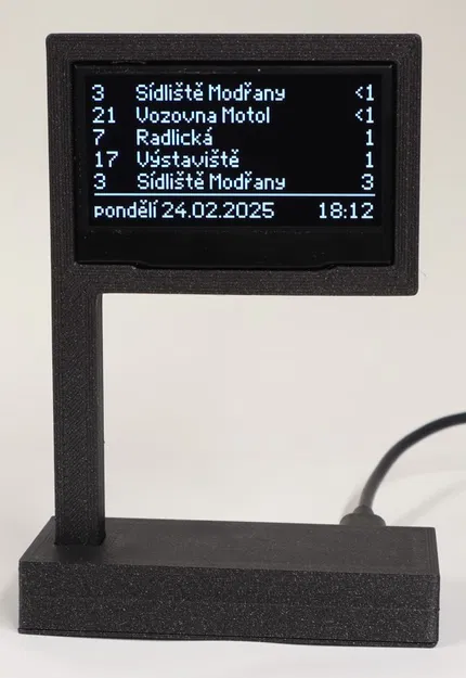 Mô hình trạm xe buýt mini dùng OLED display - Image 1