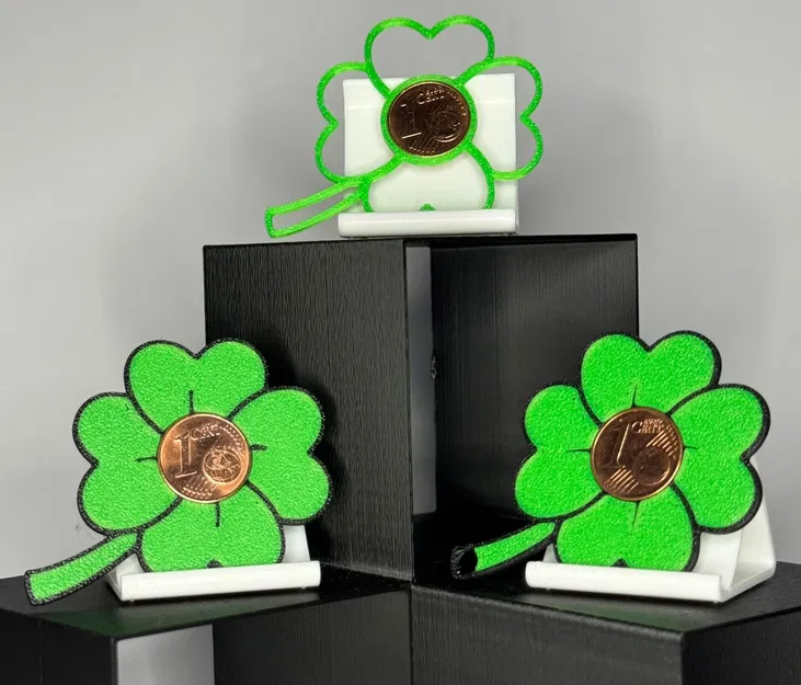 Cỏ bốn lá may mắn +1 đồng xu may mắn (Lucky clover +1 lucky cent) - Image 2