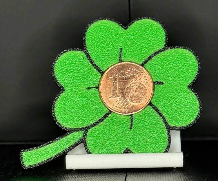 Cỏ bốn lá may mắn +1 đồng xu may mắn (Lucky clover +1 lucky cent) - Image 3