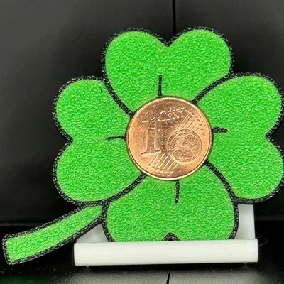 Cỏ bốn lá may mắn +1 đồng xu may mắn (Lucky clover +1 lucky cent)