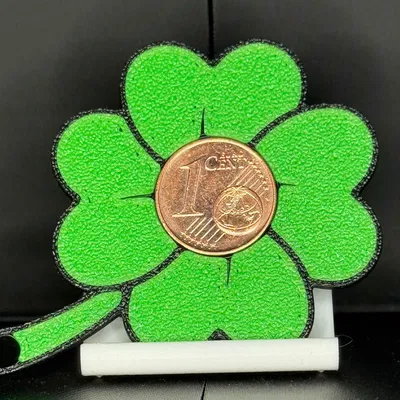 Cỏ bốn lá may mắn +1 đồng xu may mắn (Lucky clover +1 lucky cent)