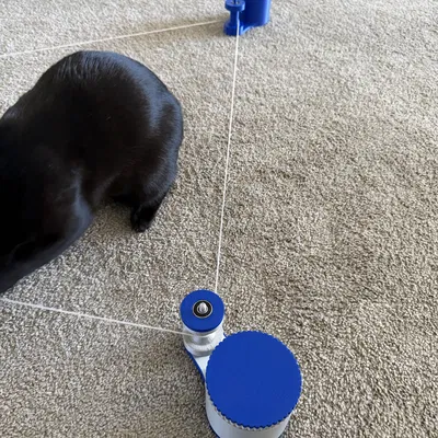 Con lăn dạng ống cho đồ chơi đuổi bắt dùng ròng rọc