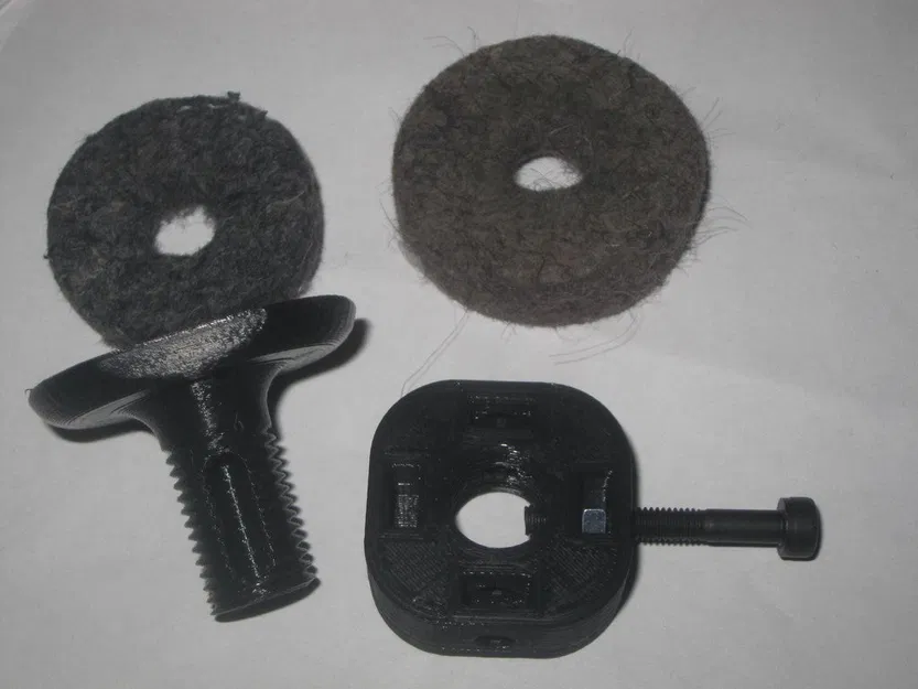 Hi-hat clutch (ngàm kẹp hi-hat) in 3D - Image 2