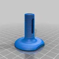 Hi-hat clutch (ngàm kẹp hi-hat) in 3D - Thumbnail 4