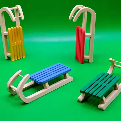 Đồ trang trí xe trượt tuyết (Snow sled ornament)
