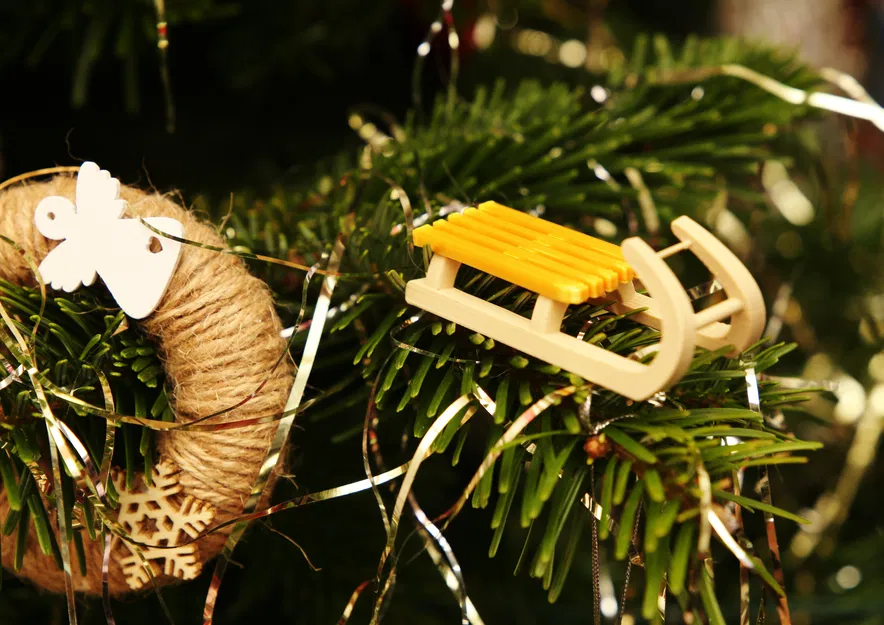 Đồ trang trí xe trượt tuyết (Snow sled ornament) - Image 3
