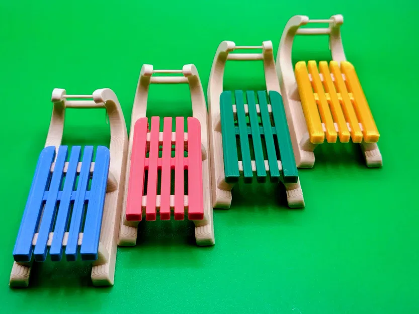 Đồ trang trí xe trượt tuyết (Snow sled ornament) - Image 8
