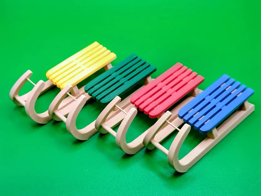 Đồ trang trí xe trượt tuyết (Snow sled ornament) - Image 9