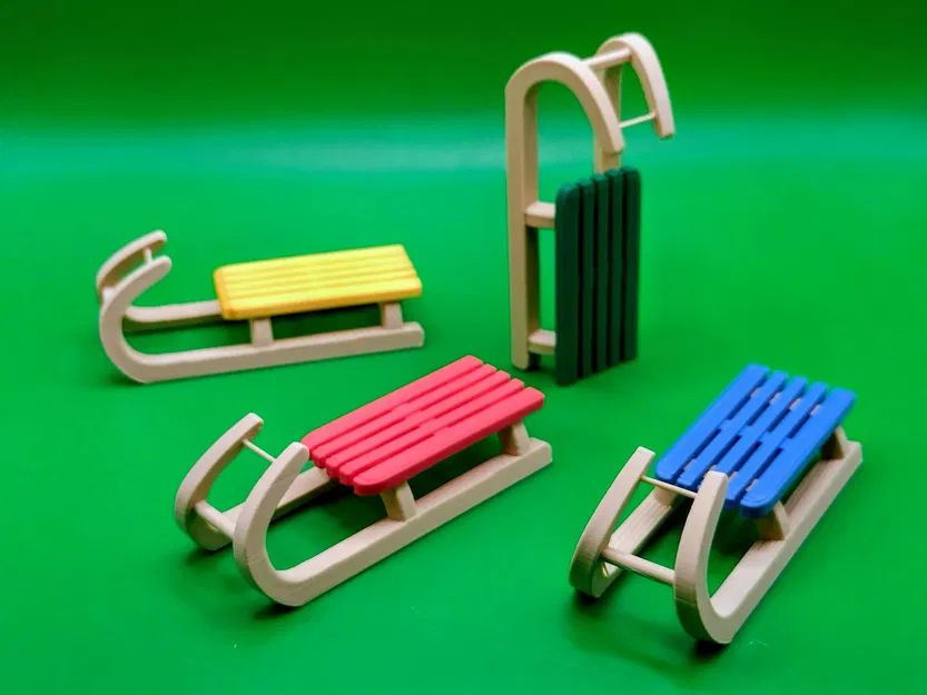 Đồ trang trí xe trượt tuyết (Snow sled ornament) - Image 10