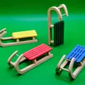 Đồ trang trí xe trượt tuyết (Snow sled ornament) - Thumbnail 10