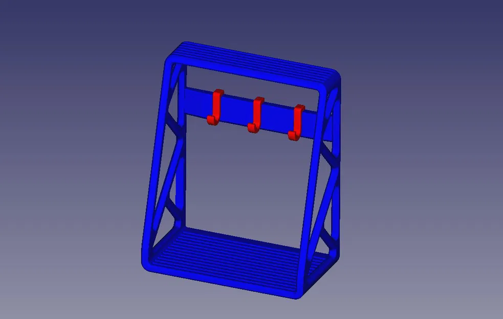 Wieszak treo chìa khóa kèm đế nhỏ (Wieszak na klucze z podstawka) - Image 1