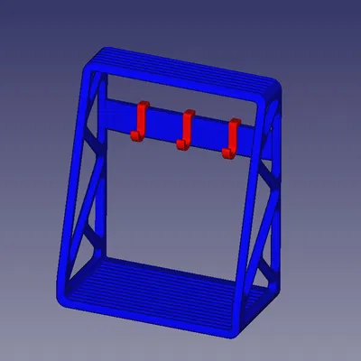 Wieszak treo chìa khóa kèm đế nhỏ (Wieszak na klucze z podstawka)