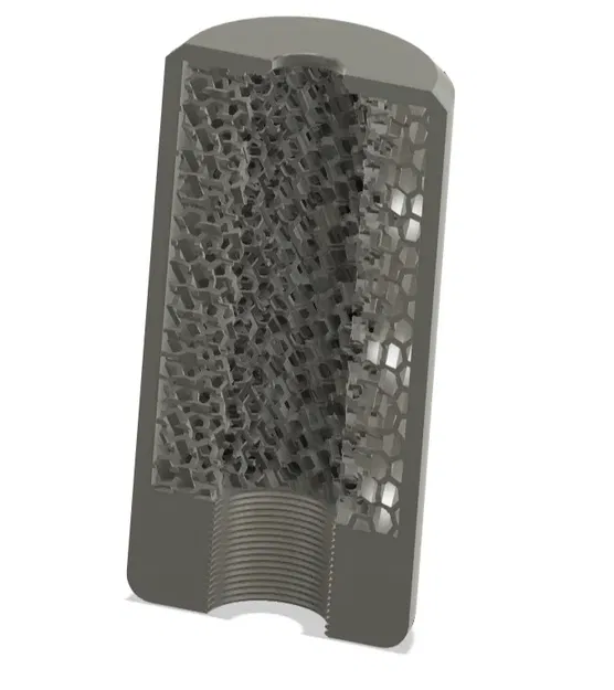 Suppressor airsoft với SILENCING MESH tích hợp (ren 14mm CCW) - Image 1