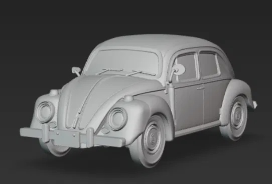 VW VOLKSWAGEN BEETLE Classic – Mẫu 3D xe Beetle cổ điển - Image 2