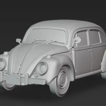 VW VOLKSWAGEN BEETLE Classic – Mẫu 3D xe Beetle cổ điển