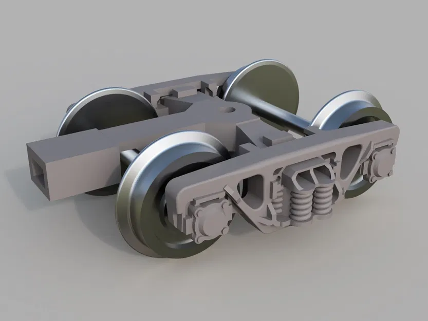 Mẫu bogie tàu hỏa 18-100 tỉ lệ H0 - Image 1