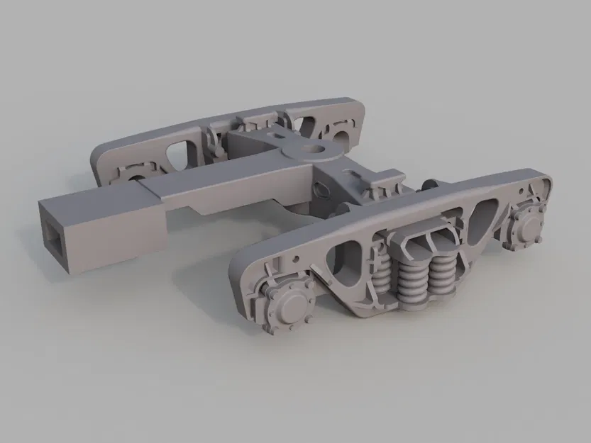 Bogie tàu 18-100 tỉ lệ H0 bản HD (cho resin) - Image 2
