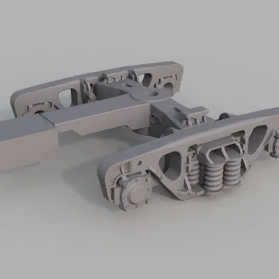 Bogie tàu 18-100 tỉ lệ H0 bản HD (cho resin)