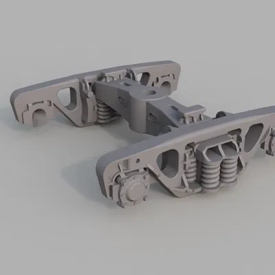 Bogie tàu 18-100 tỉ lệ H0 bản HD (cho resin)