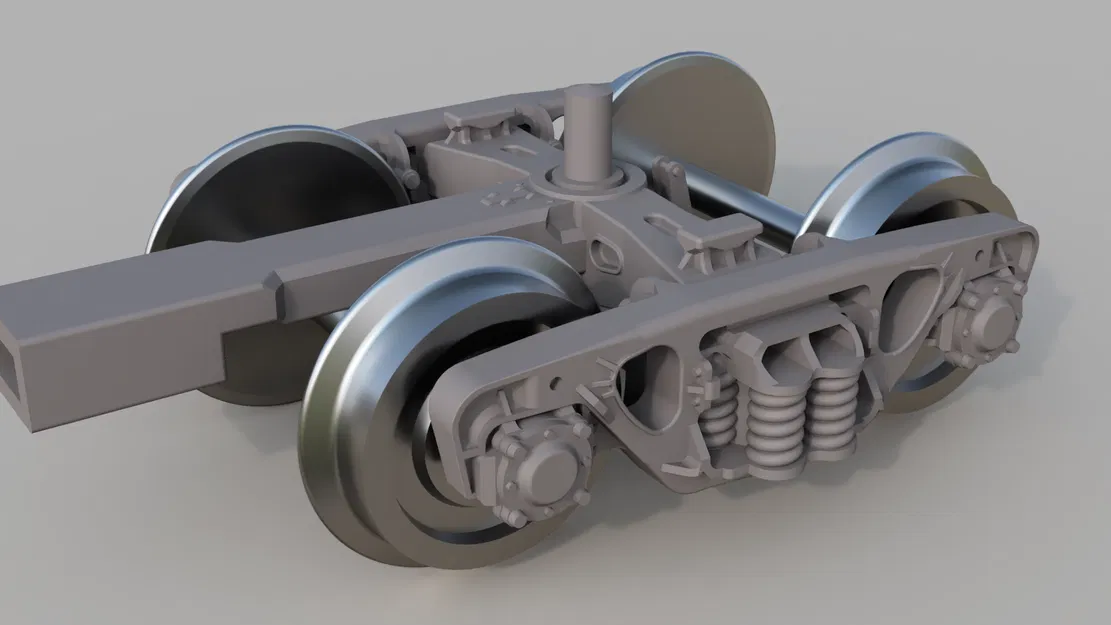 Mẫu bogie tàu 18-100 tỉ lệ H0, Mk3 - Image 1