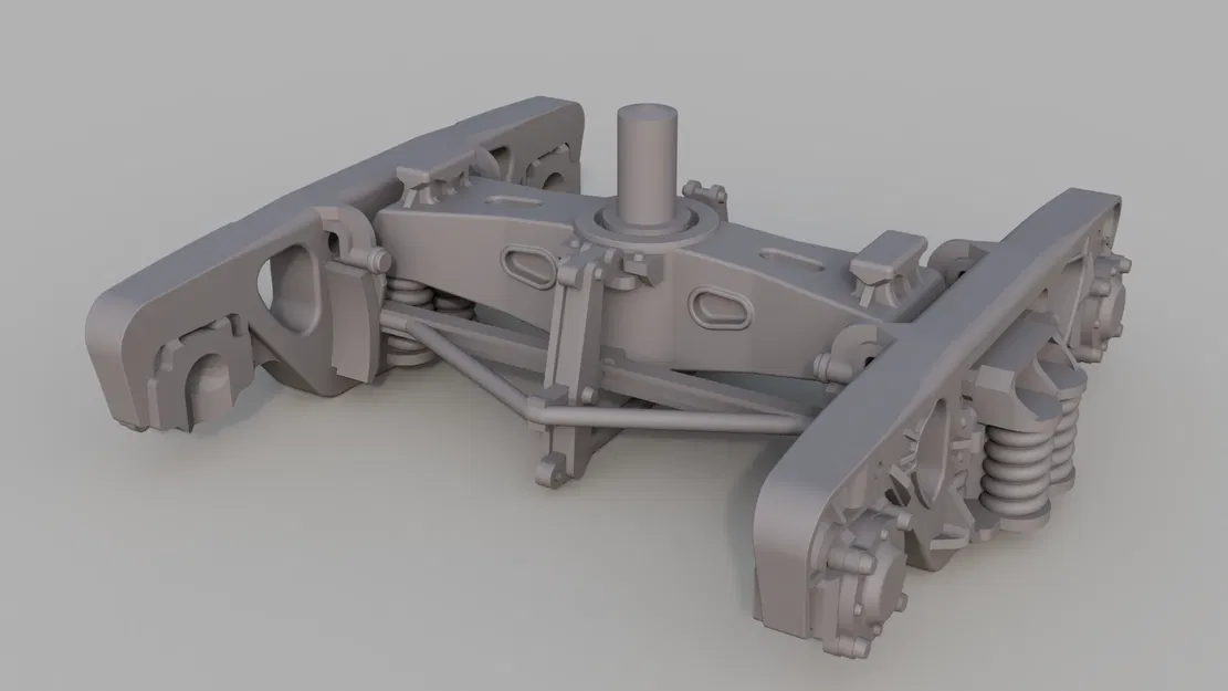 Mẫu bogie tàu 18-100 tỉ lệ H0, Mk3 - Image 2