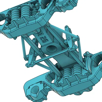Mẫu bogie tàu 18-100 tỉ lệ H0, Mk3