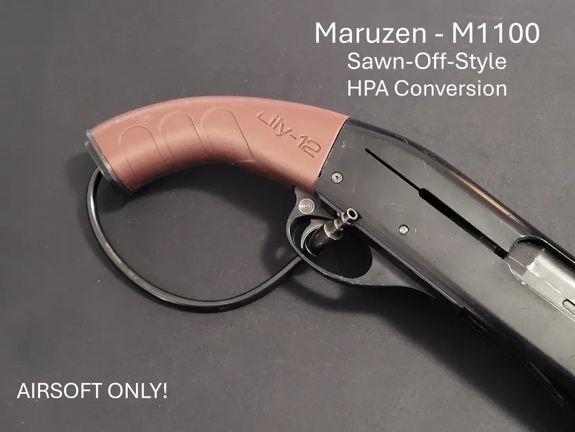 Maruzen M1100 - Tay cầm kiểu cưa cụt - HPA Conversion - Airsoft - Tải miễn phí - Image 1