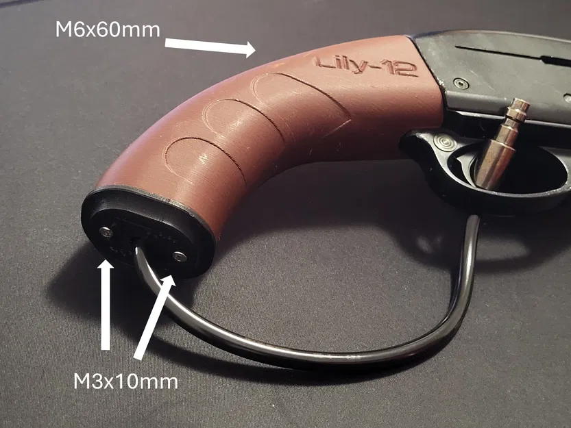 Maruzen M1100 - Tay cầm kiểu cưa cụt - HPA Conversion - Airsoft - Tải miễn phí - Image 2