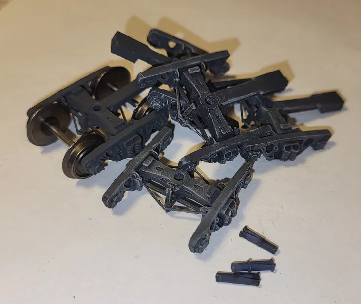 Mẫu bogie tàu 18-100 tỉ lệ H0, Mk3 - Image 7