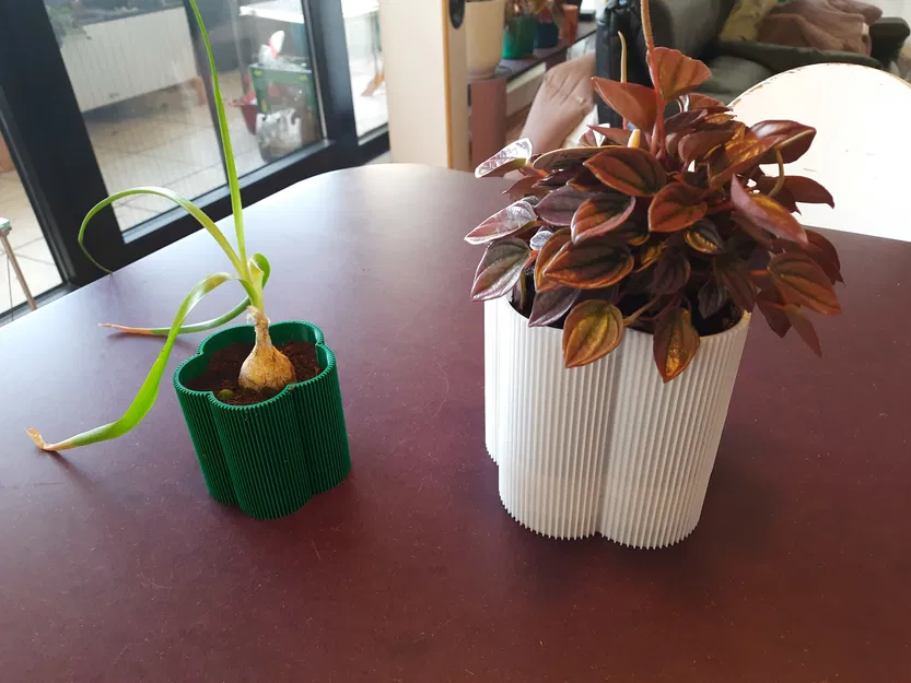 "Florio" - Chậu cây tự tưới, có thoát nước, không supports, parametric, nhiều size - Image 2