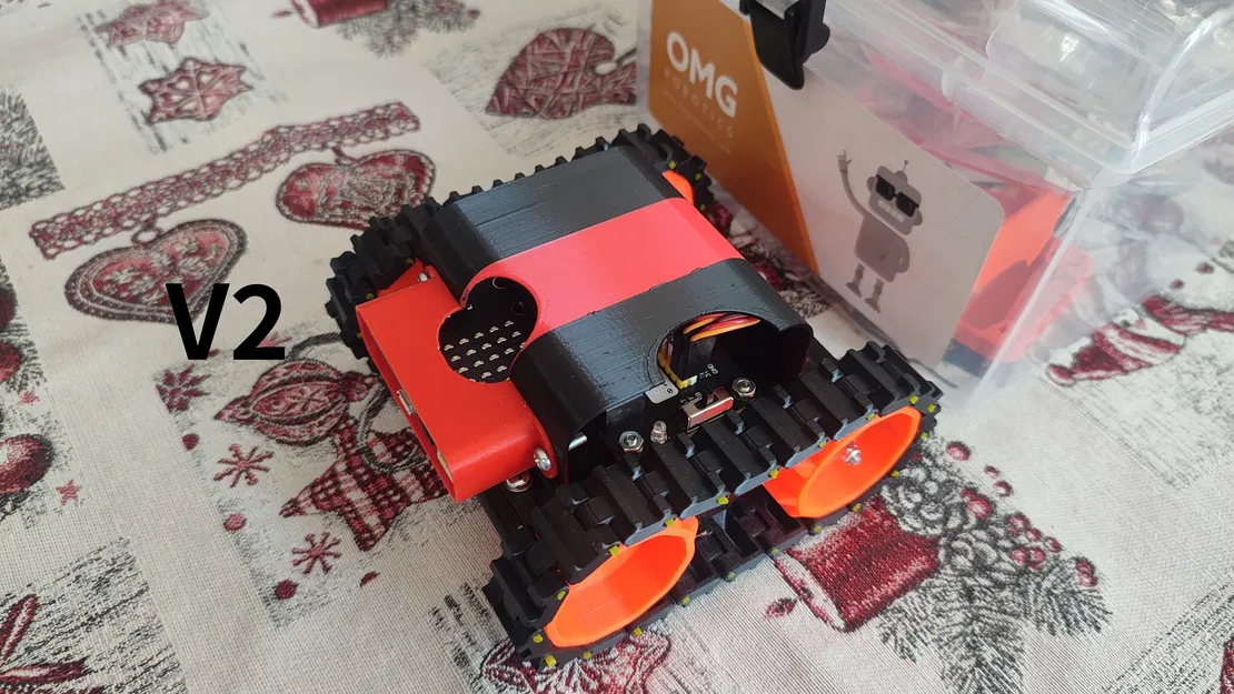 OMG Robotics tank - Nắp trên che linh kiện (horní kryt komponentů) - Image 1