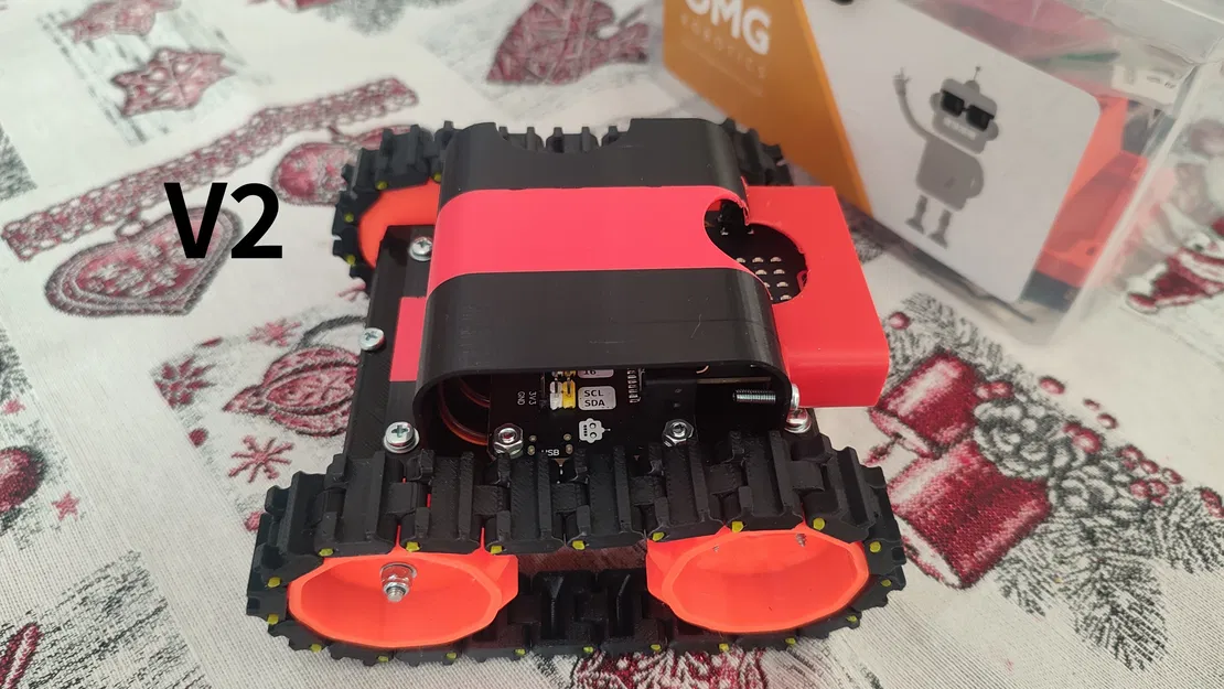 OMG Robotics tank - Nắp trên che linh kiện (horní kryt komponentů) - Image 3