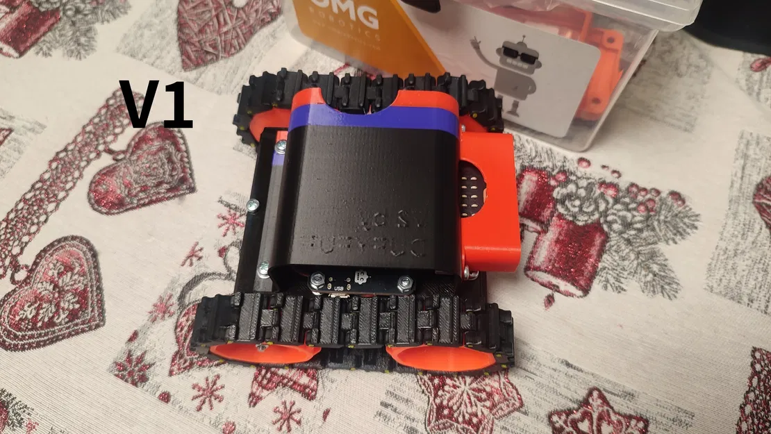 OMG Robotics tank - Nắp trên che linh kiện (horní kryt komponentů) - Image 6