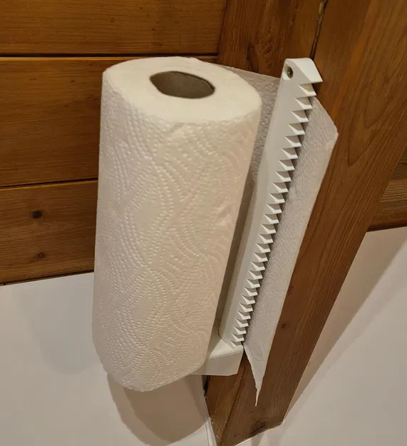 Bộ Nhả Giấy Lau Bếp Treo Tường Dùng Một Tay - Image 3