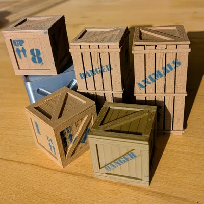 Bộ thùng vận chuyển & thùng hàng (Gỗ và Thiếc)