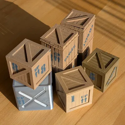 Bộ thùng vận chuyển & thùng hàng (Gỗ và Thiếc)