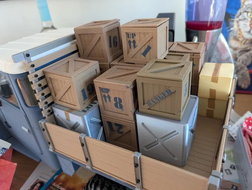 Bộ thùng vận chuyển & thùng hàng (Gỗ và Thiếc) - Image 5