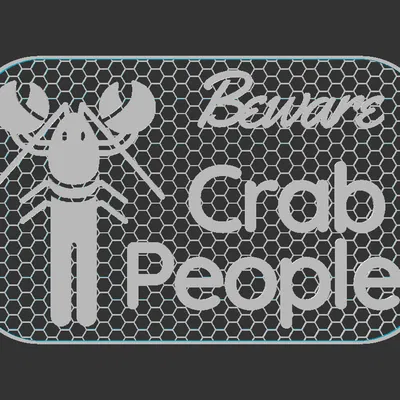 Bảng hiệu Crab People