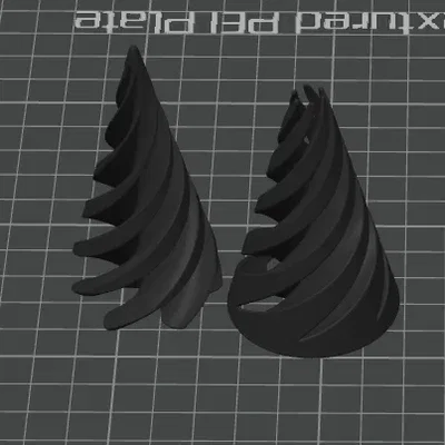 Spiral Fidget Cone – Nón Fidget Xoắn Ốc 3D Print