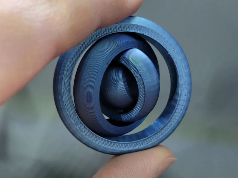 4 Ring Gyro Fidget – Con Quay Fidget 4 Vòng Đa Trục - Image 1