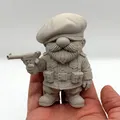 Luger Garden Gnome – Tượng gnome cầm Luger trang trí sân vườn - Thumbnail 1